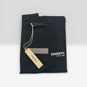 Essentials Black Short Sleeve Tee